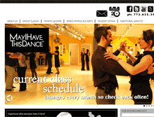 Tablet Screenshot of mayihavethisdance.com